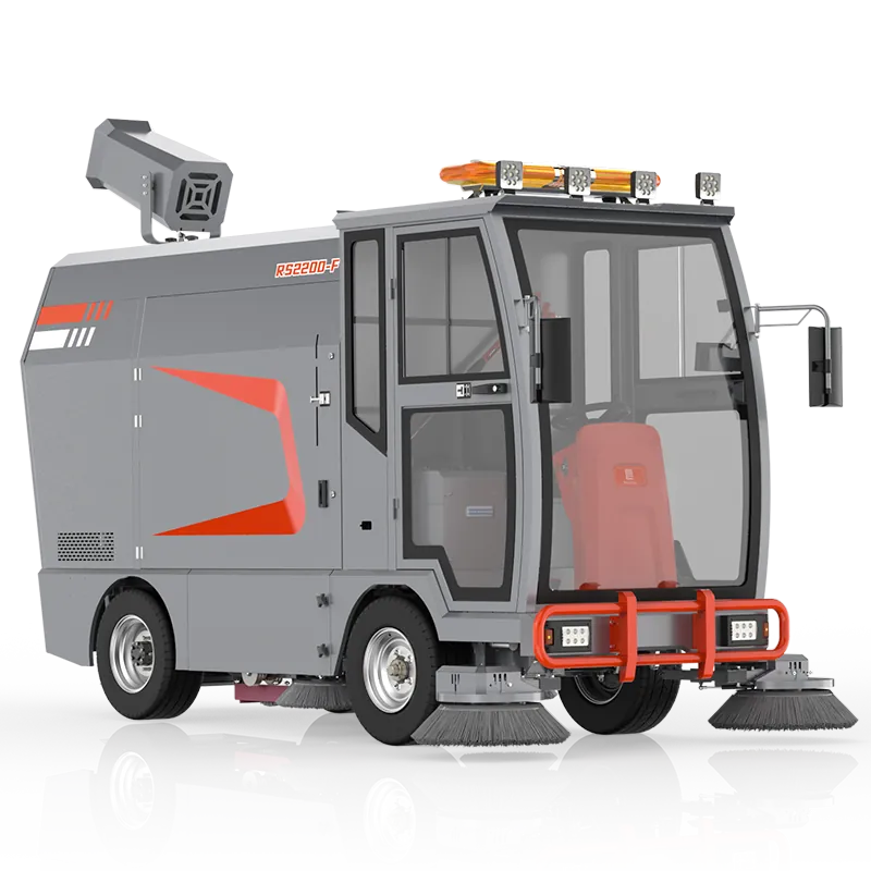 S2200-F Large Enclosed-Cab Ride-On Sweeper