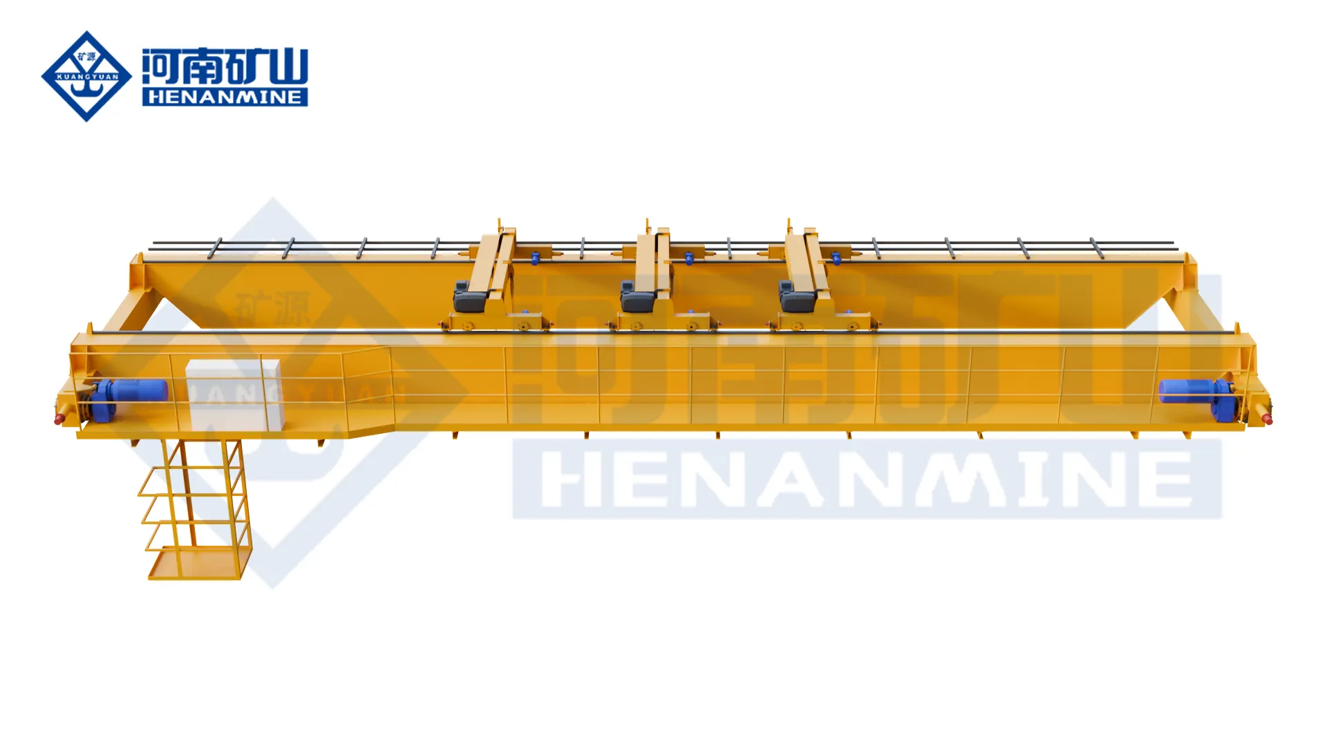 New Type Three-Trolley Electric Hoist Overhead Crane