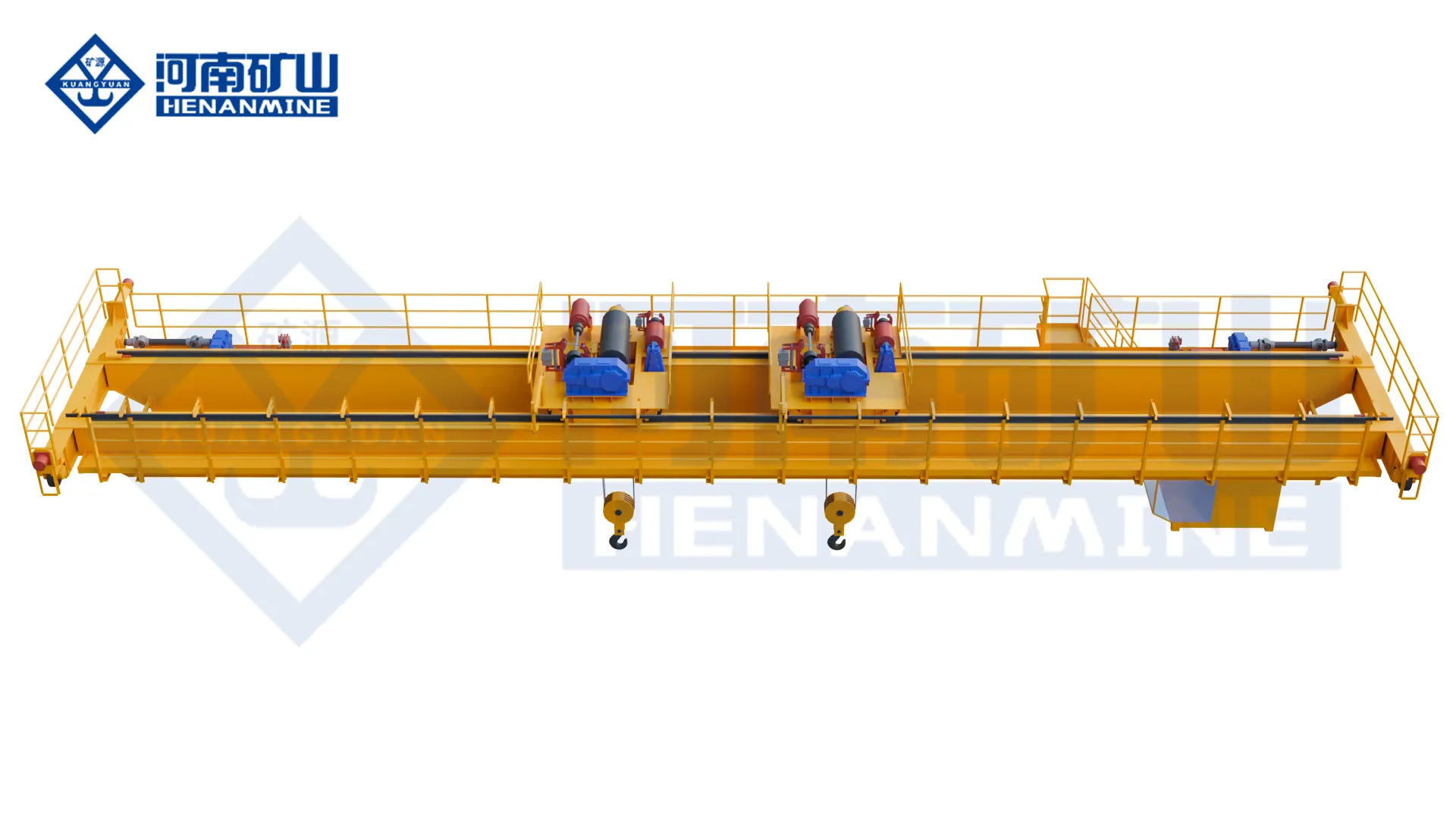 Double-Trolley Hook Overhead Crane