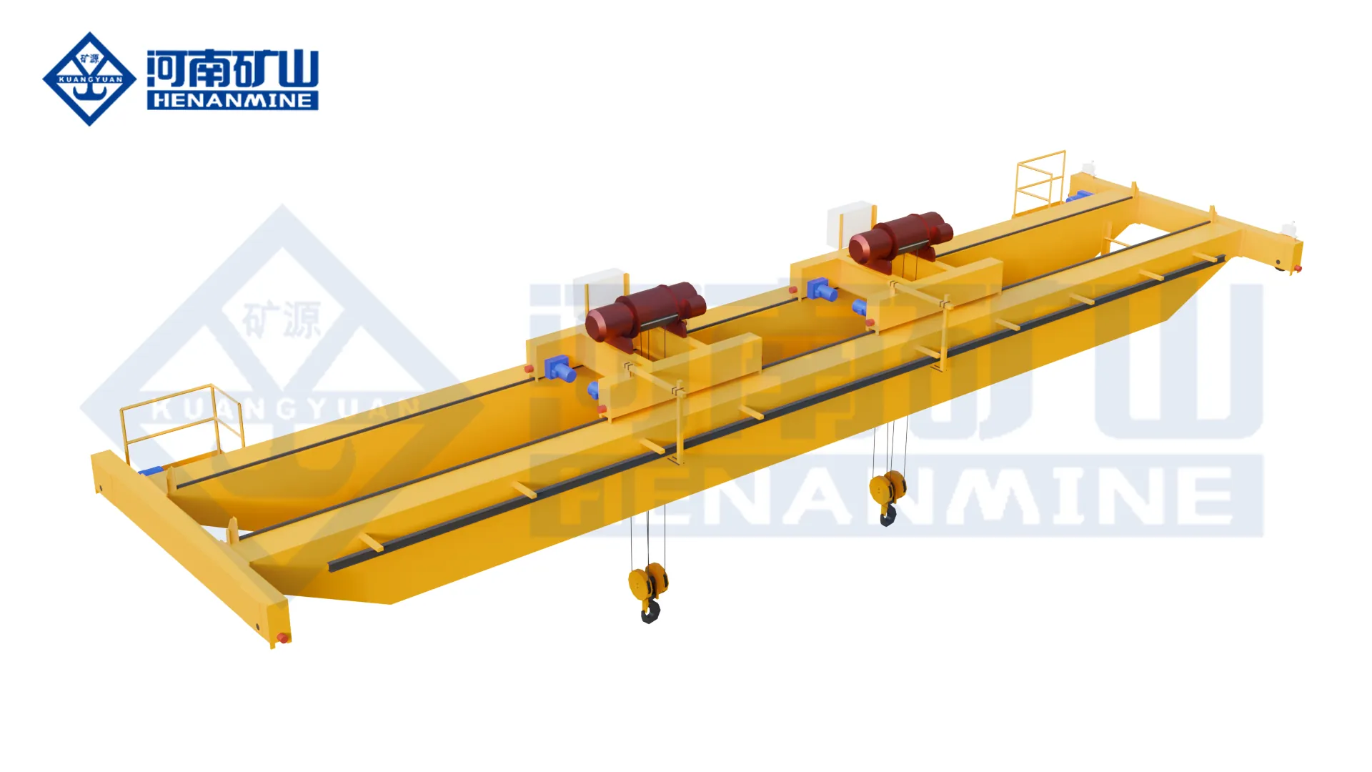 Double-Trolley Electric Hoist Overhead Crane