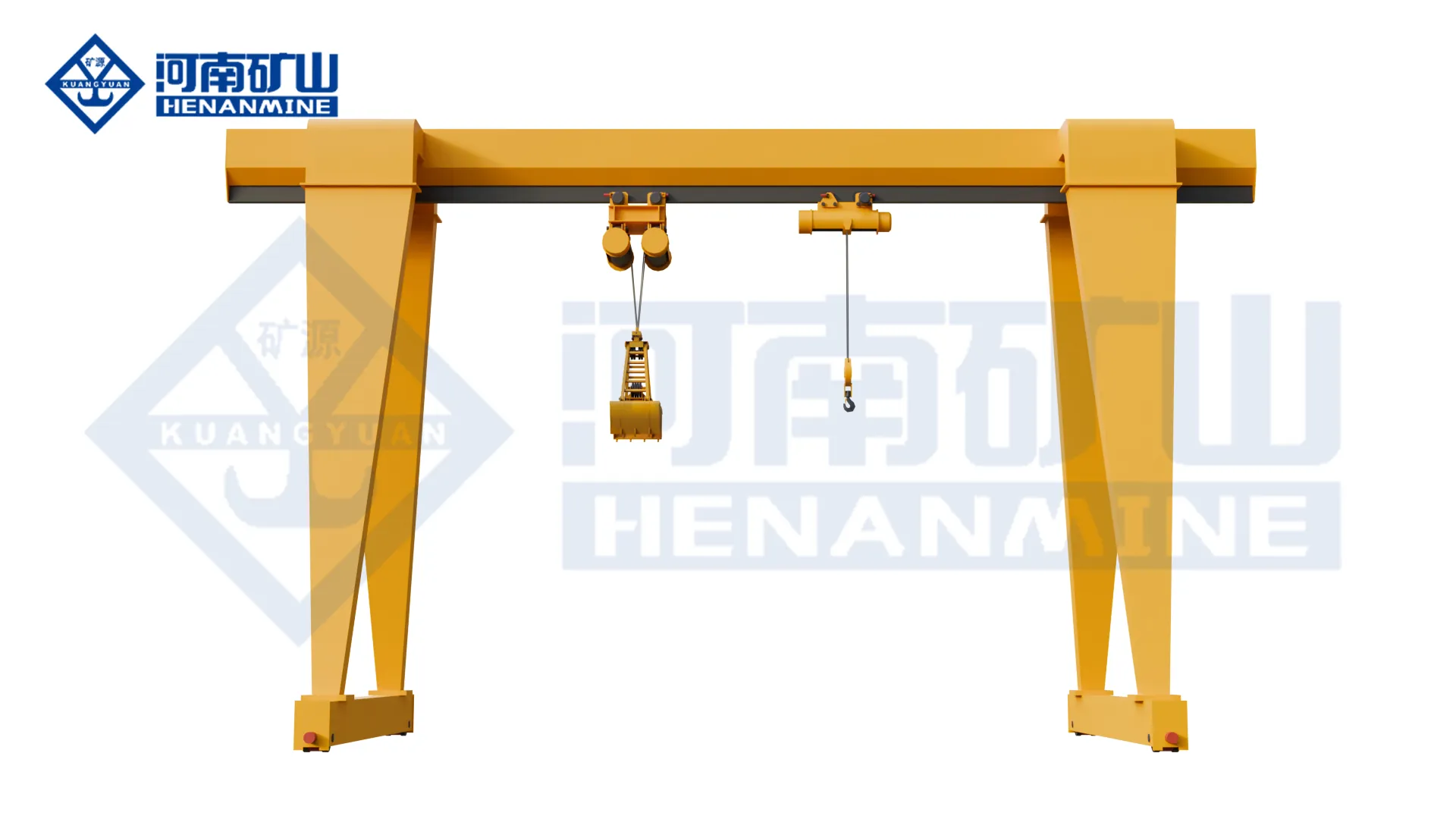 Grab & Hook Dual-Purpose Electric Hoist Gantry Crane
