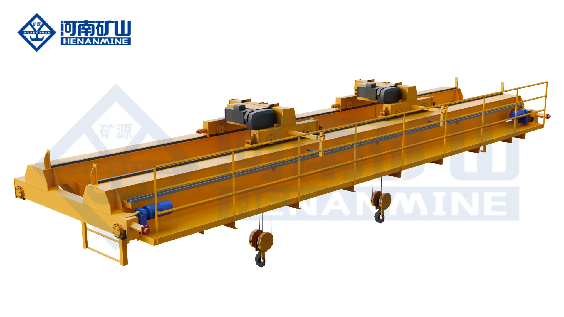 New Type Double-Trolley Electric Hoist Overhead Crane