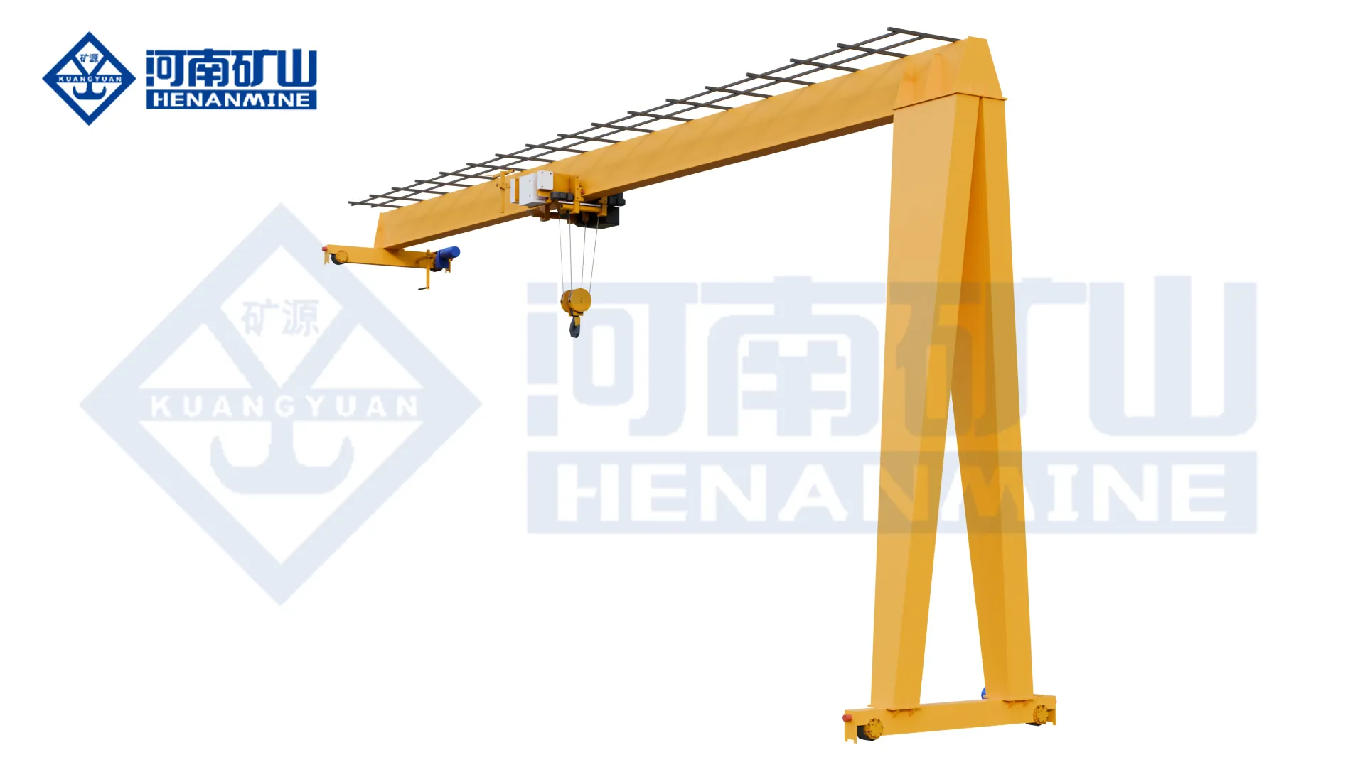 New Type Electric Hoist Semi-Gantry Crane