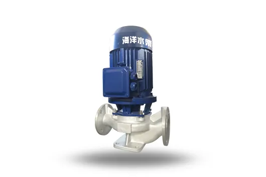 IHG Vertical Stainless Steel Pipeline Chemical Pump