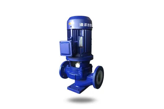 GBF Vertical Fluorine-Lined Chemical In-Line Pump