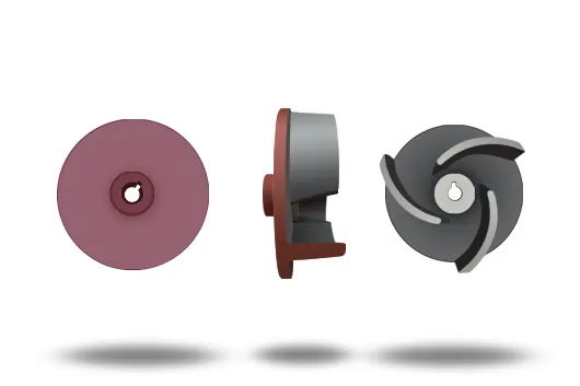 Cast Iron Open Impeller for NL Slurry Pumps